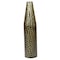 Uniquewise Hammered Metal Decorative Centerpiece Flower Table Vase Two Tone Black and Gold 20 Inch QI004130.L - alternate 5